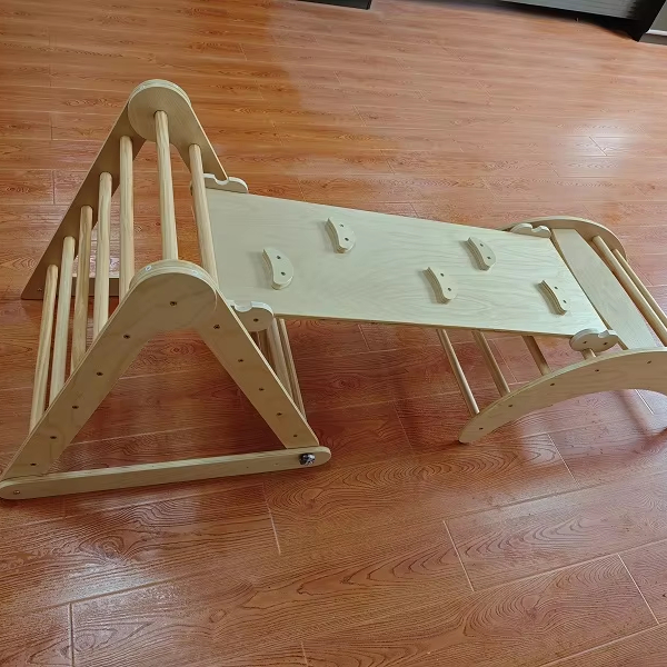 Kids Outdoor Frame - إطار تسلق خشبي للأطفال 3 في