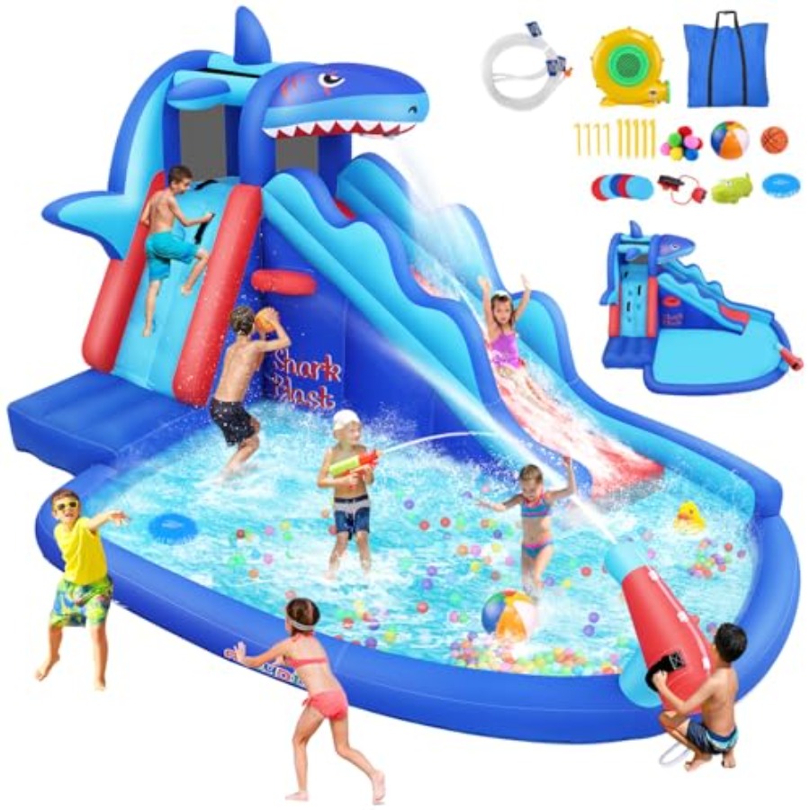 Kids Outdoor Bounce House - زحليقة مائية قابلة للنفخ للاستخدام الداخلي