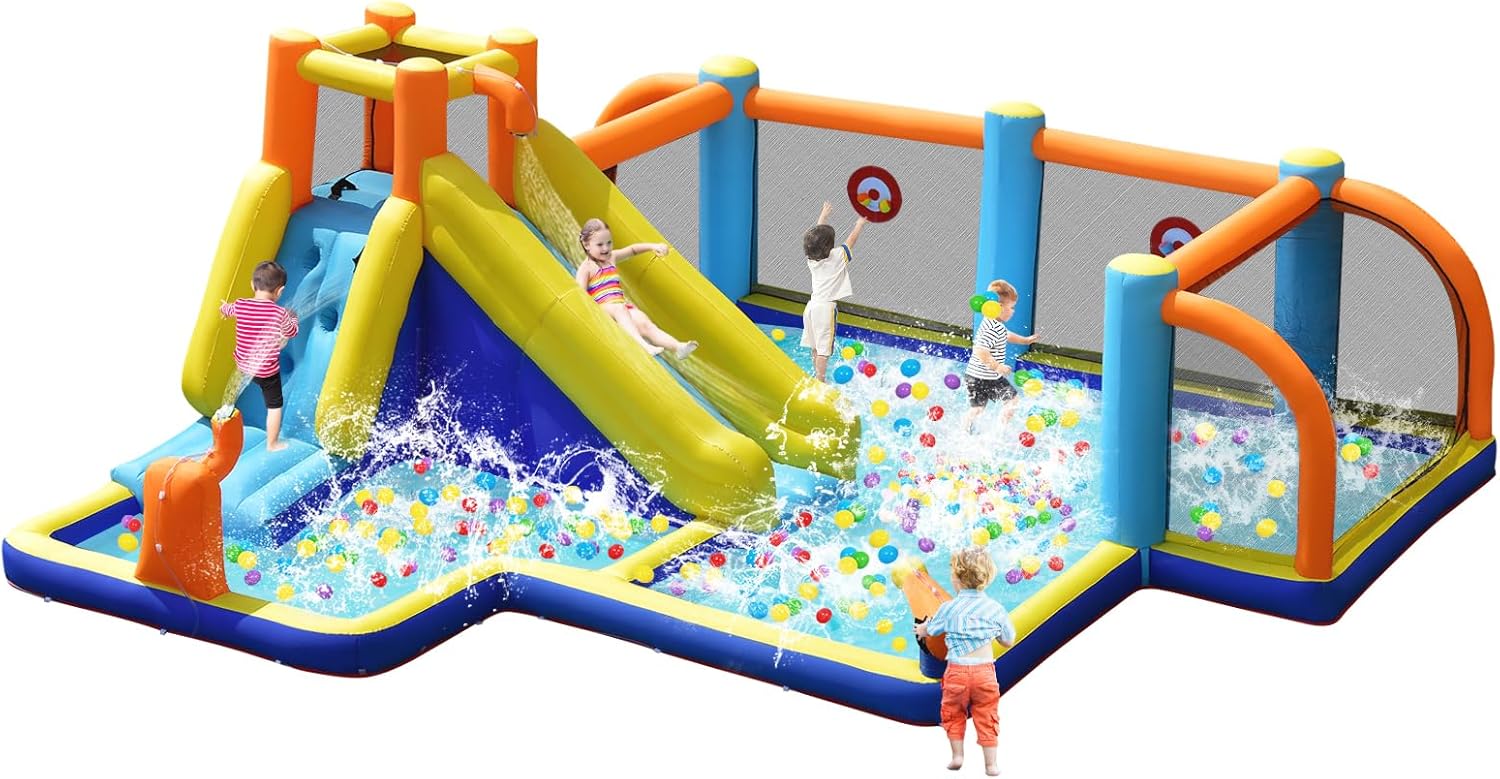 Kids Outdoor Inflatable - زحليقة مائية قابلة للنفخ عملاقة مع