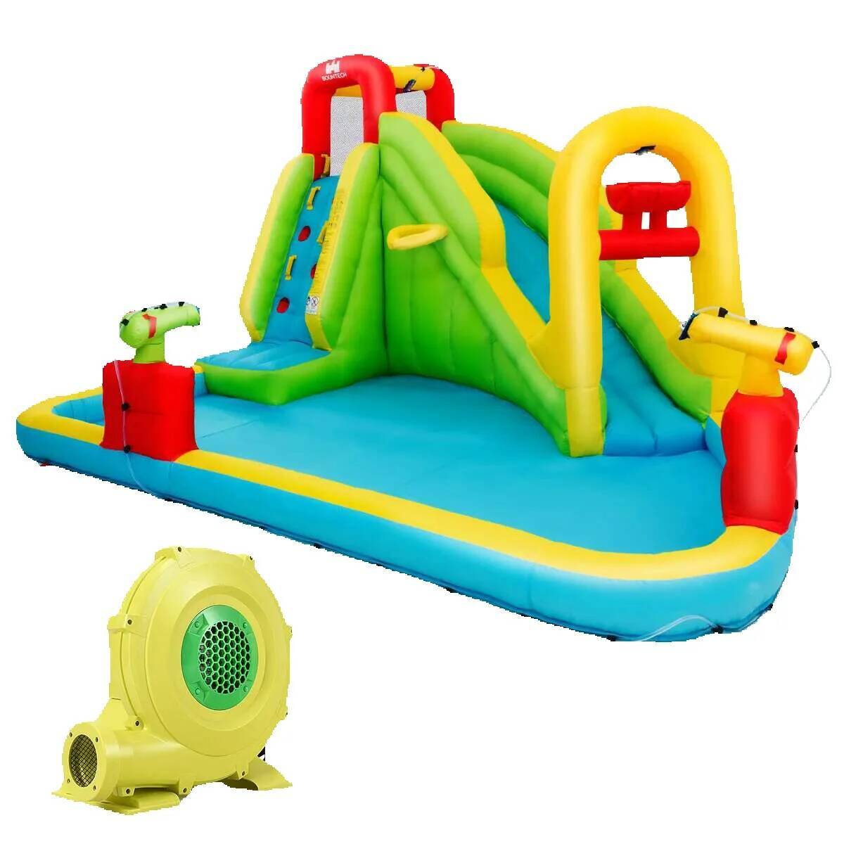 Kids Outdoor Jump House - Iatable في الهواء الطلق سبلاش المياه