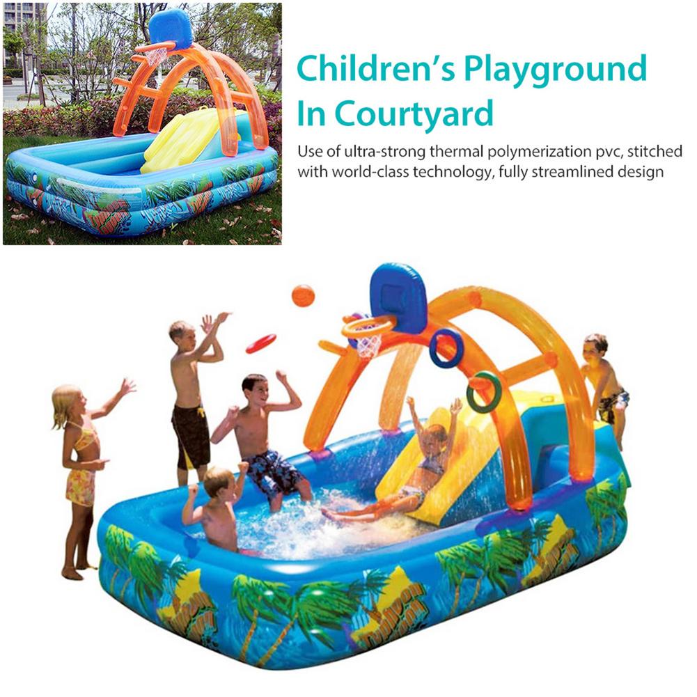 Kids Outdoor Slide Set - جديد المياه الشريحة الأطفال متعة الحديقة