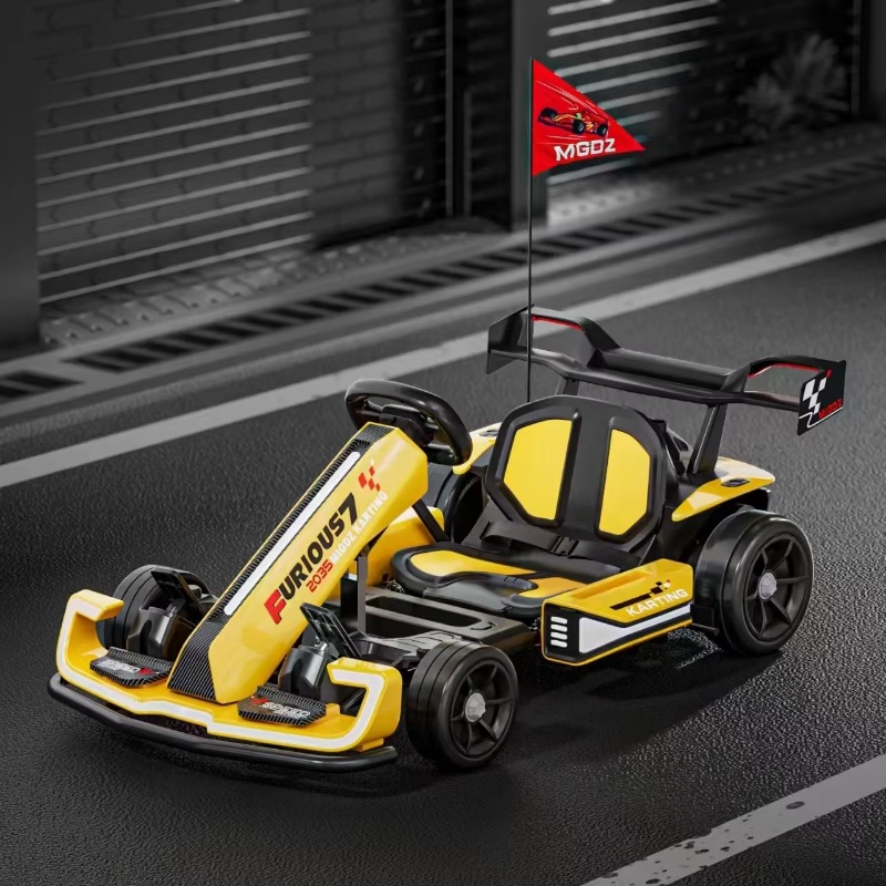 Go Kart Pedal Kids - عربة سباق كهربائية للأطفال تعمل ببطارية