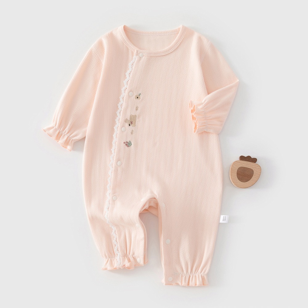 Kids Outdoor Jumpsuit - بدلة أطفال ربيعية من القطن الخالص
