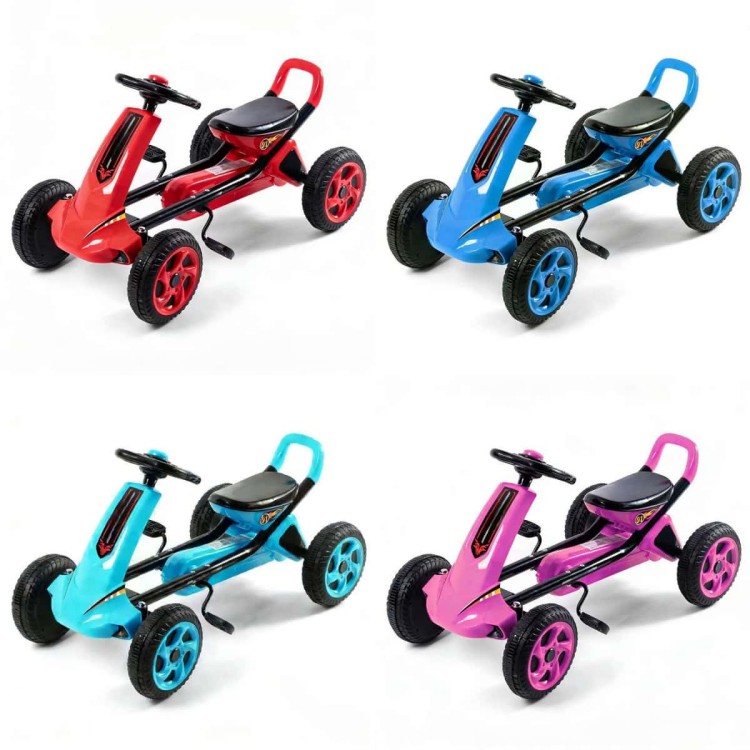 عربة صغيرة تعمل بالدواسات، سيا - مراجعة Go Kart Pedal Kids وسعره