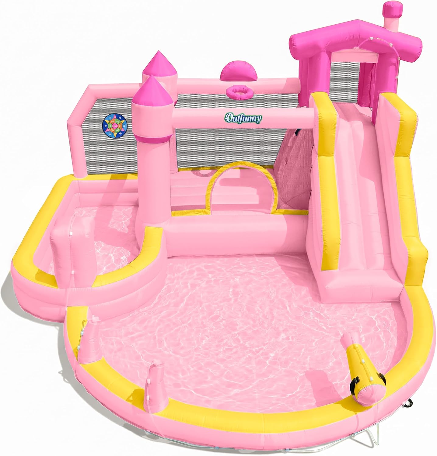 زحليقة مائية قابلة للنفخ باللو - مراجعة Kids Outdoor Bounce House وسعره