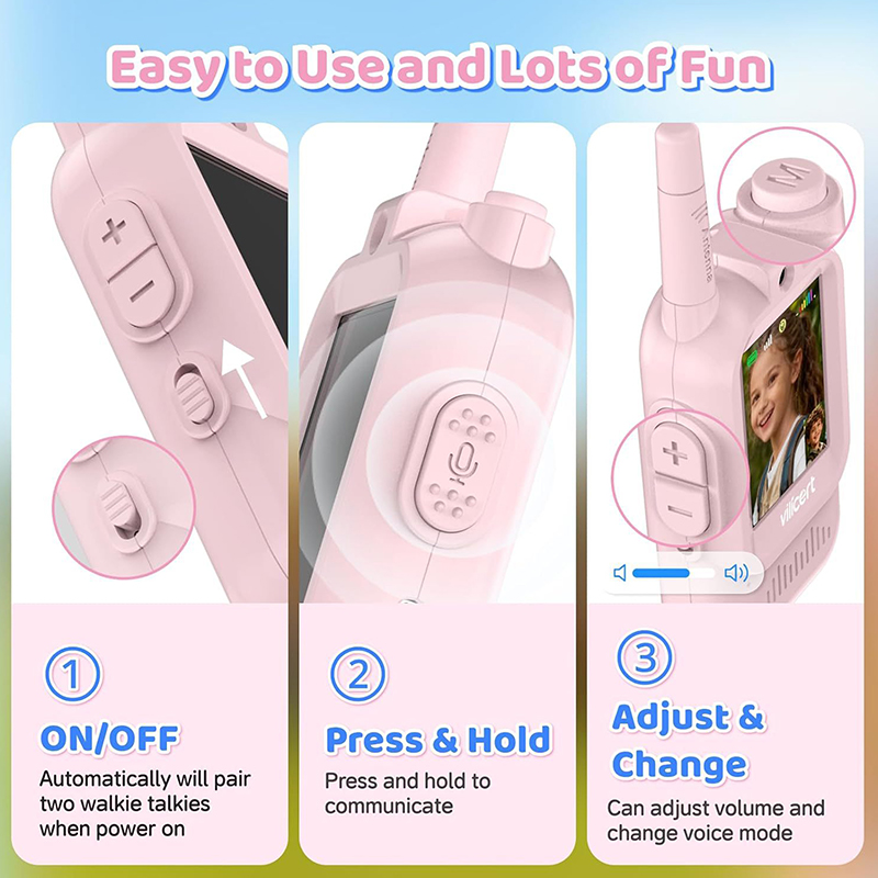 2 قطعة أجهزة اتصال لاسلكية فيد - مراجعة Kids Outdoor Voices وسعره