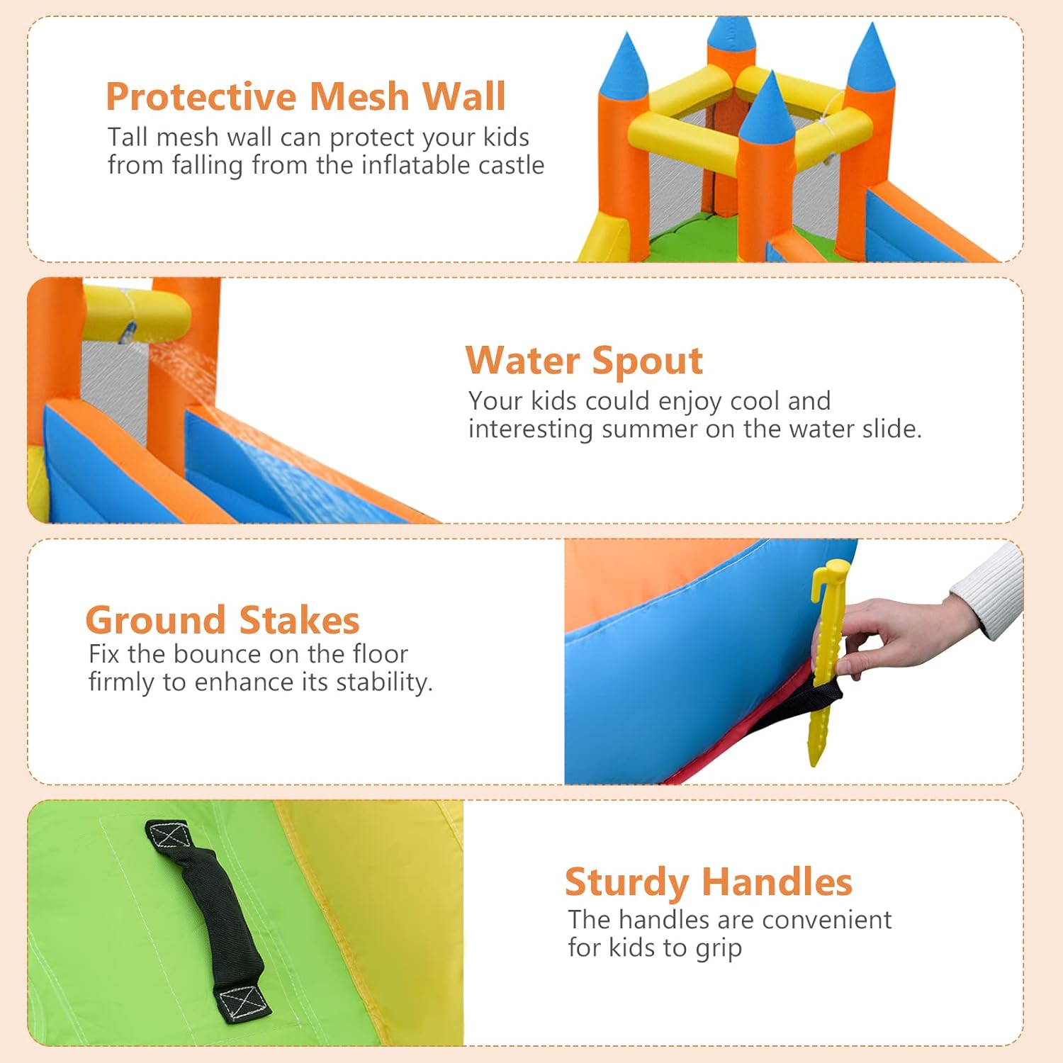 حديقة مائية قابلة للنفخ عملاقة - مراجعة Kids Outdoor Inflatable وسعره