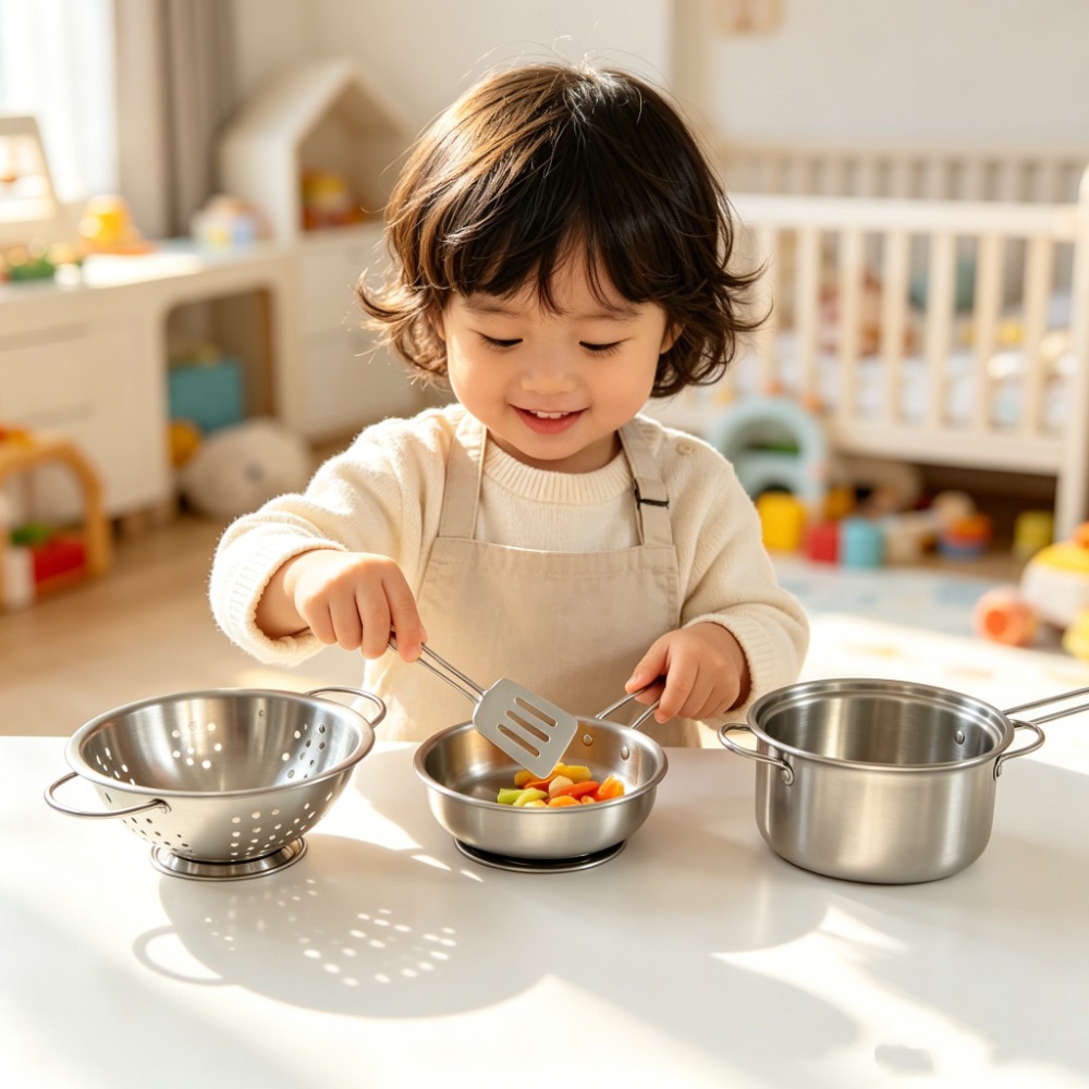 5 قطع من أواني الطهي للأطفال م - مراجعة Kids Outdoor Kitchen Set وسعره