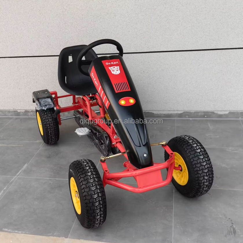 عربة كارت فردية بهيكل فولاذي ح - مراجعة Go Kart Pedal Kids وسعره