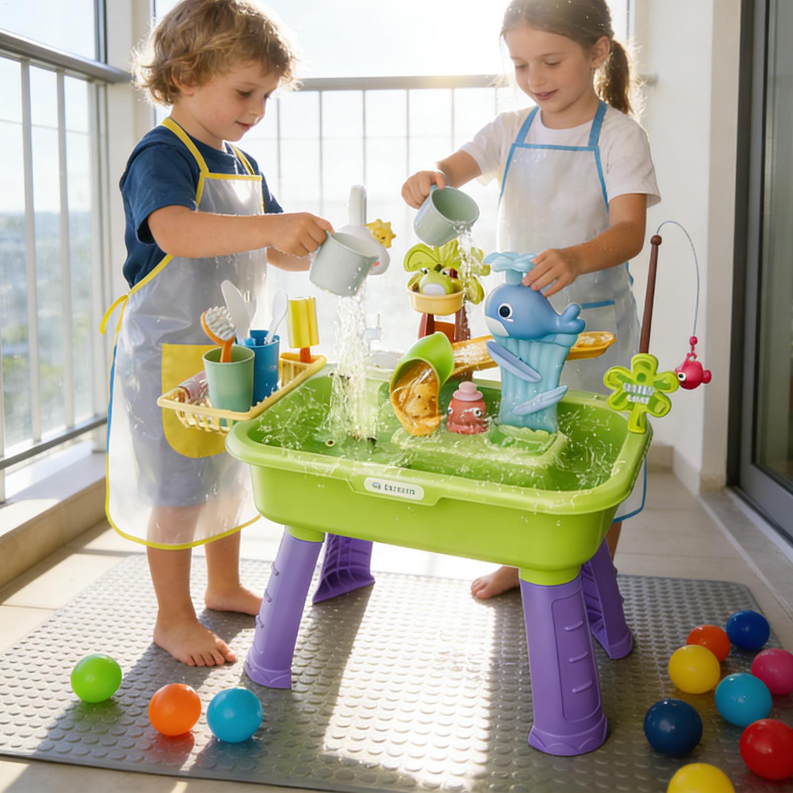 ألعاب مطبخ الأطفال الكهربائية  - مراجعة Kids Outdoor Play Table وسعره