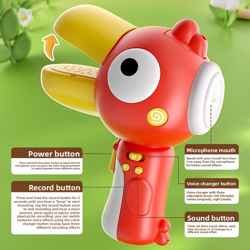 لعبة طائر كبير الفم للأطفال مع - مراجعة Kids Outdoor Voices وسعره