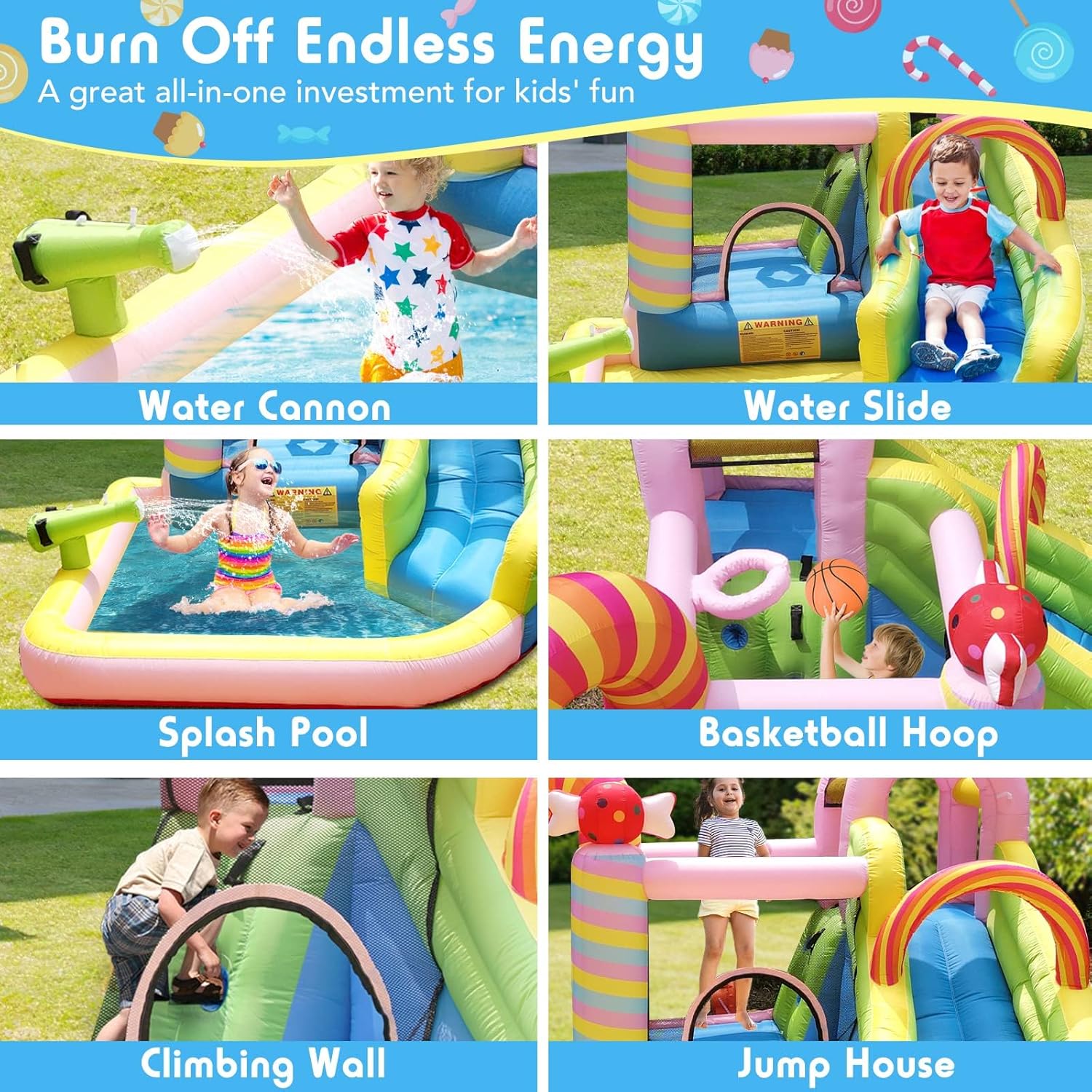 زحليقة مائية قابلة للنفخ للأطف - مراجعة Kids Outdoor Inflatable وسعره