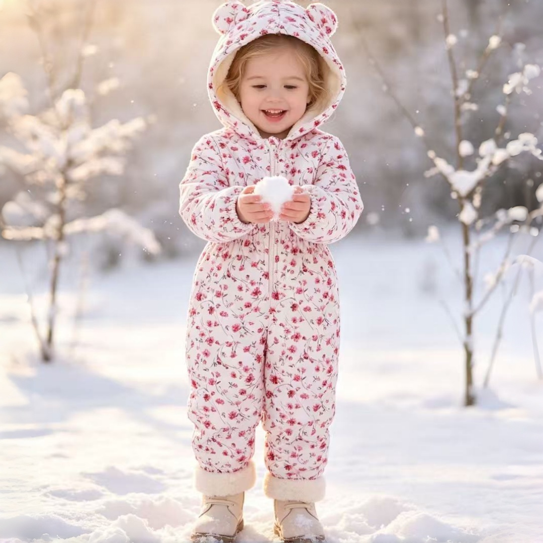 بدلة أطفال بناتية للخريف/الشتا - مراجعة Kids Outdoor Jumpsuit وسعره