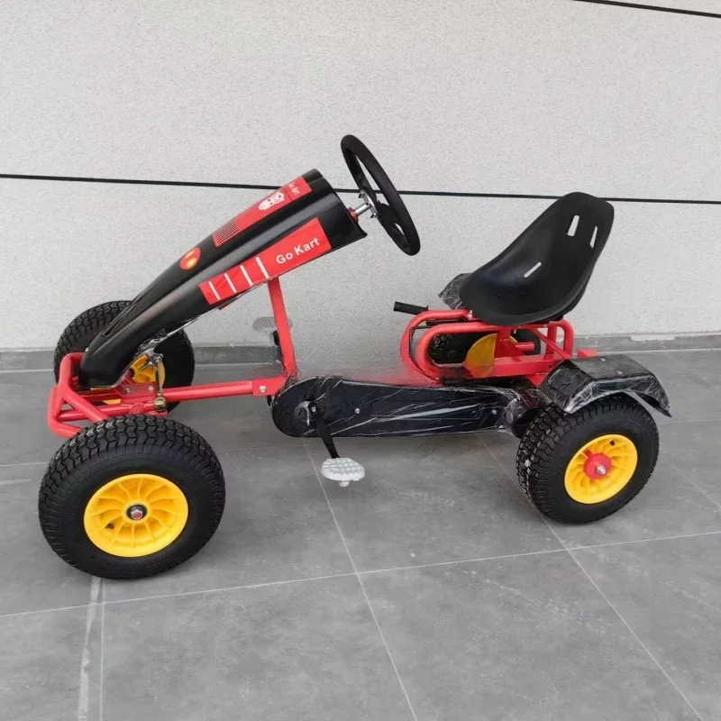 عربة أطفال بدواسات متينة للطرق - مراجعة Go Kart Pedal Kids وسعره