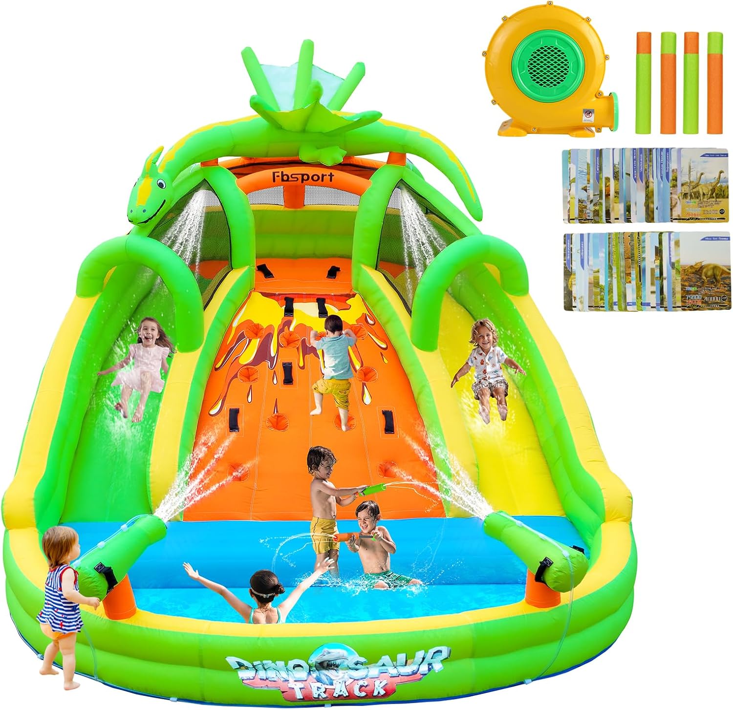 بيت قفز قابل للنفخ للأطفال مع  - مراجعة Kids Outdoor Inflatable وسعره