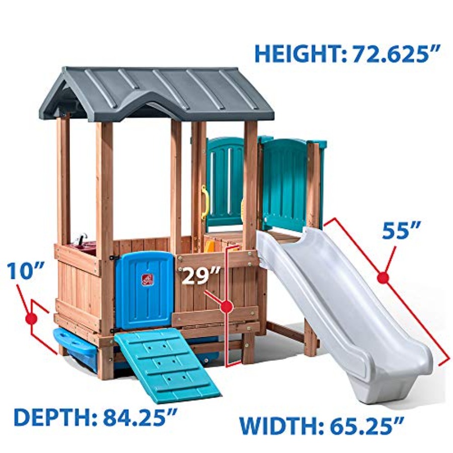 مسرح وودلاند أدفونشر، مجموعة ل - مراجعة Kids Outdoor Slide Set وسعره