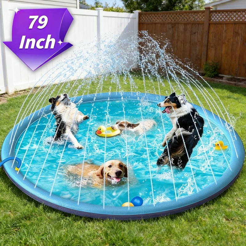 حوض سباحة قابل للنفخ للكلاب لل - مراجعة Slip Slide Water Mat وسعره