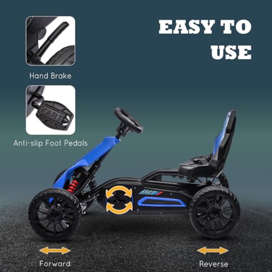 عربة أطفال تعمل بالدواسات، لعب - مراجعة Go Kart Pedal Kids وسعره