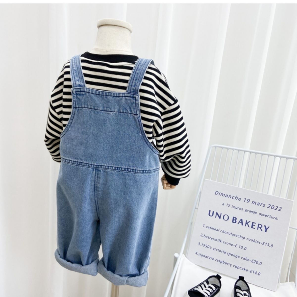 أفرولات أطفال من الدنيم، ملابس - مراجعة Kids Outdoor Jumpsuit وسعره