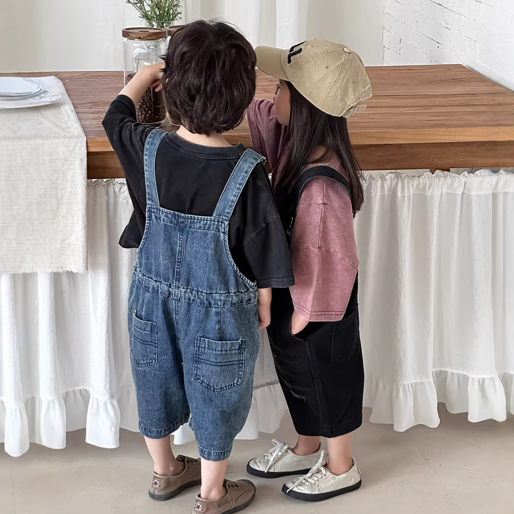 أفرول جينز صيفي 2026 للأطفال ل - مراجعة Kids Outdoor Jumpsuit وسعره