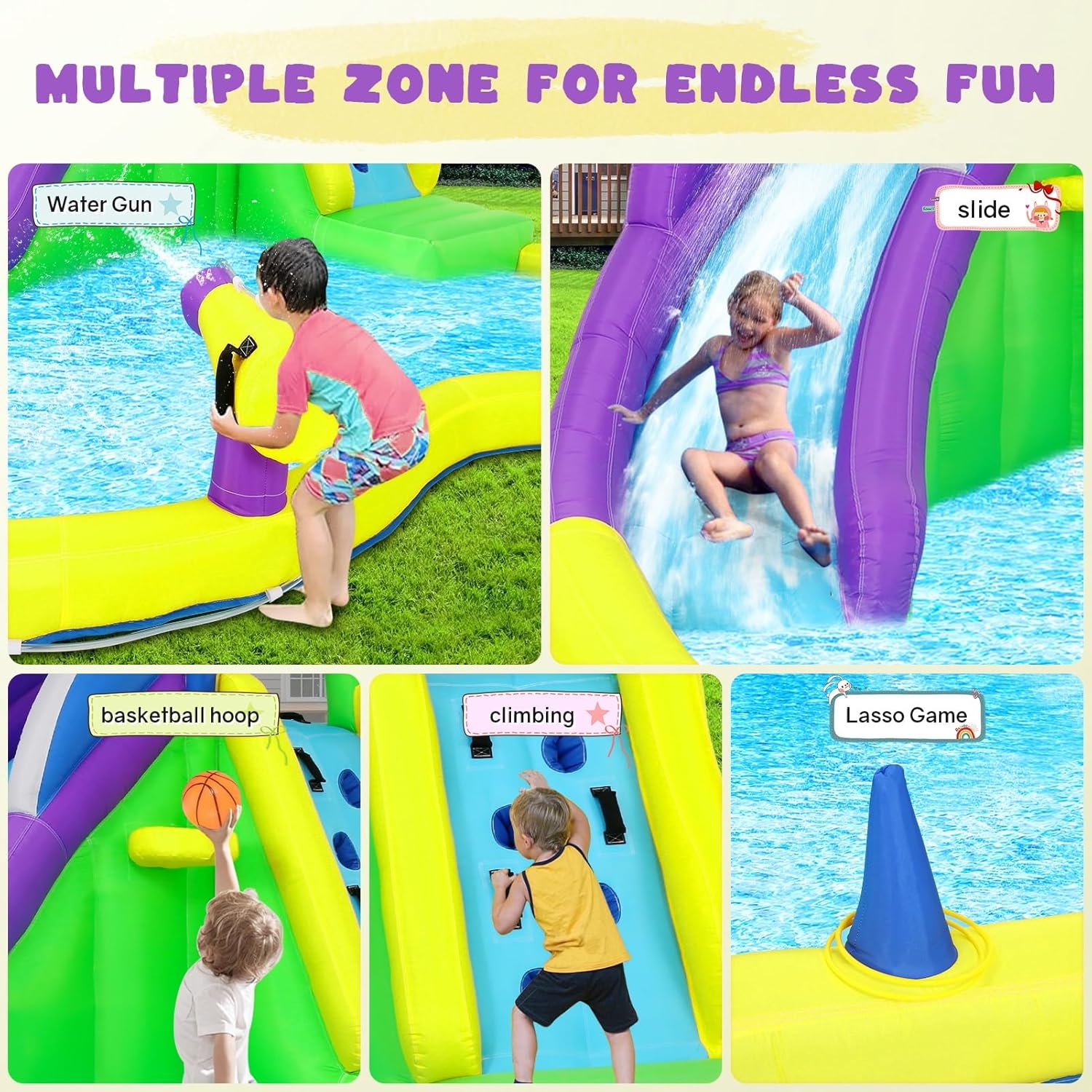 منزل قابل للنفخ مقاس 13×14 قدم - مراجعة Kids Outdoor Inflatable وسعره