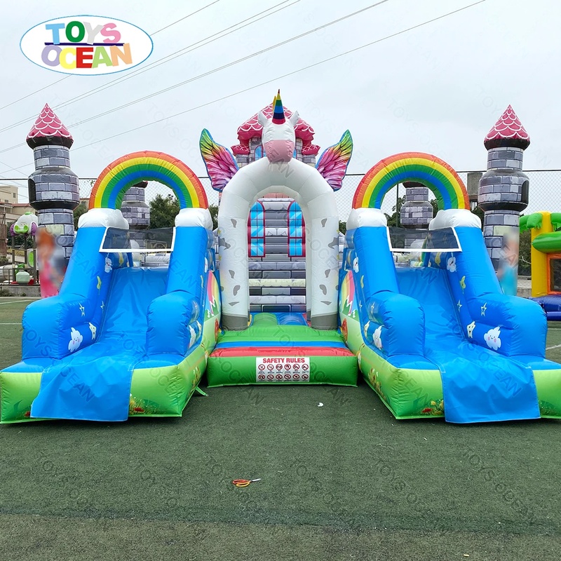 قلعة قفز قابلة للنفخ مخصصة للأ - مراجعة Kids Outdoor Jump House وسعره