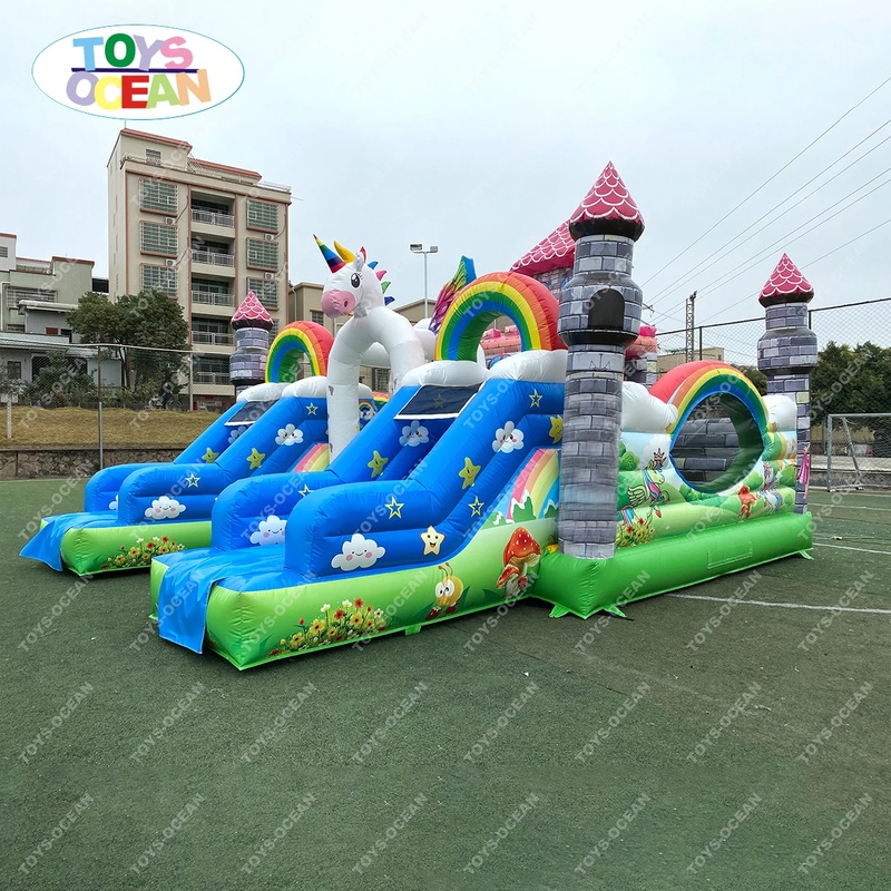قلعة قفز قابلة للنفخ مخصصة للأ - مراجعة Kids Outdoor Jump House وسعره