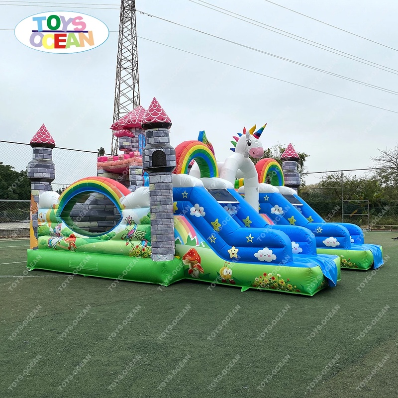 قلعة قفز قابلة للنفخ مخصصة للأ - مراجعة Kids Outdoor Jump House وسعره