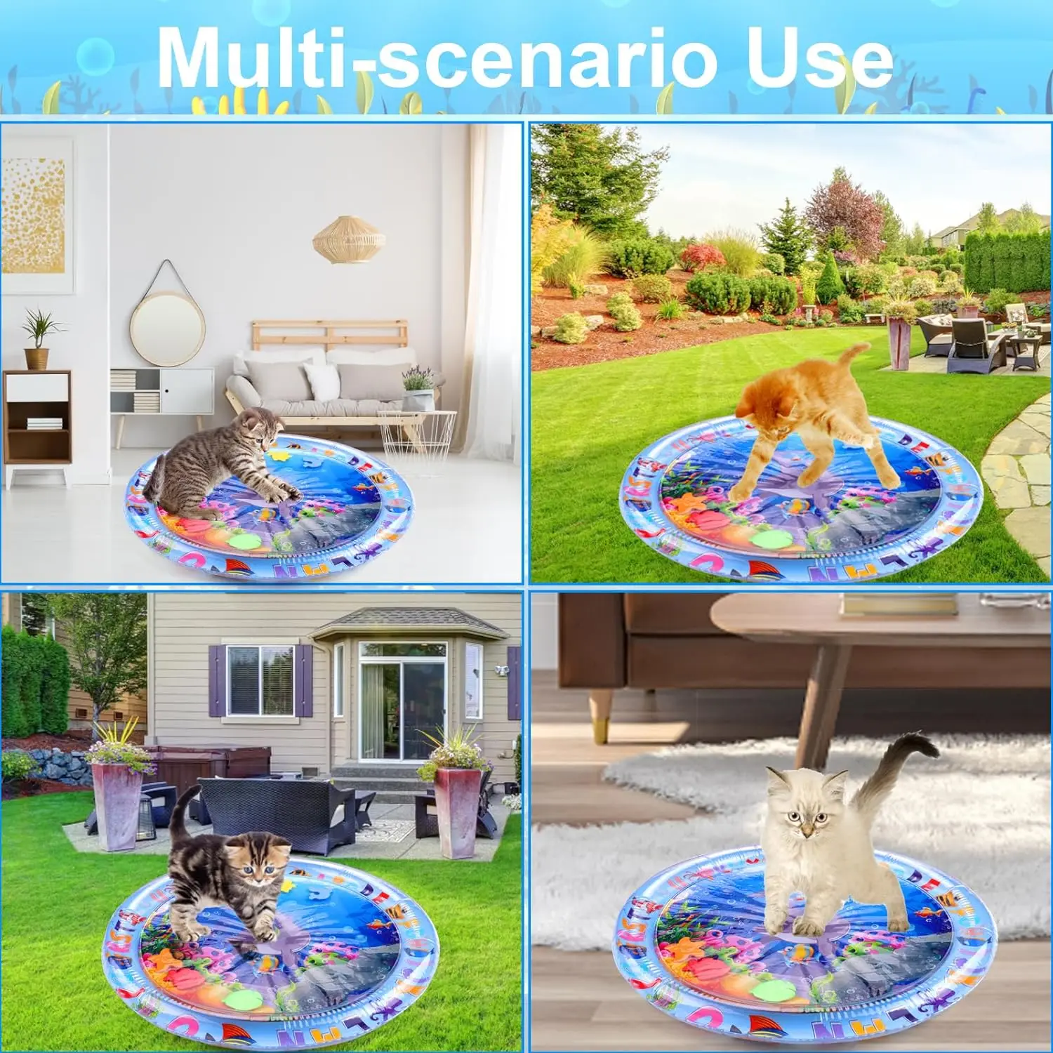 حصيرة مائية سميكة للحيوانات ال - مراجعة Slip Slide Water Mat وسعره