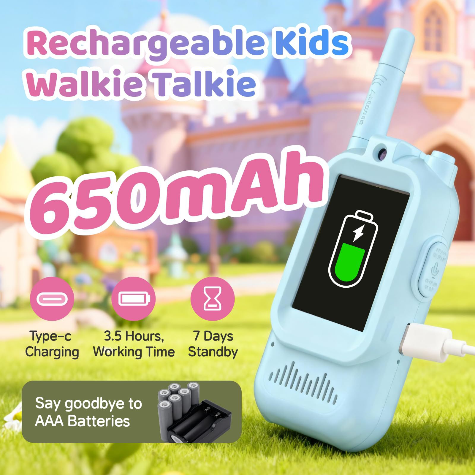 2 قطعة فيديو الأطفال أجهزة اتص - مراجعة Kids Outdoor Voices وسعره