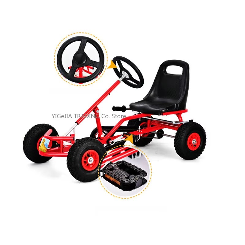 【2026】عربات أطفال بعجلات هوائي - مراجعة Go Kart Pedal Kids وسعره