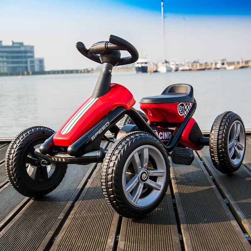 عربة أطفال تعمل بالدواسات، مزو - مراجعة Go Kart Pedal Kids وسعره