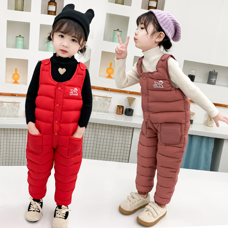 الشتاء الأطفال وزرة دافئة الخر - مراجعة Kids Outdoor Jumpsuit وسعره