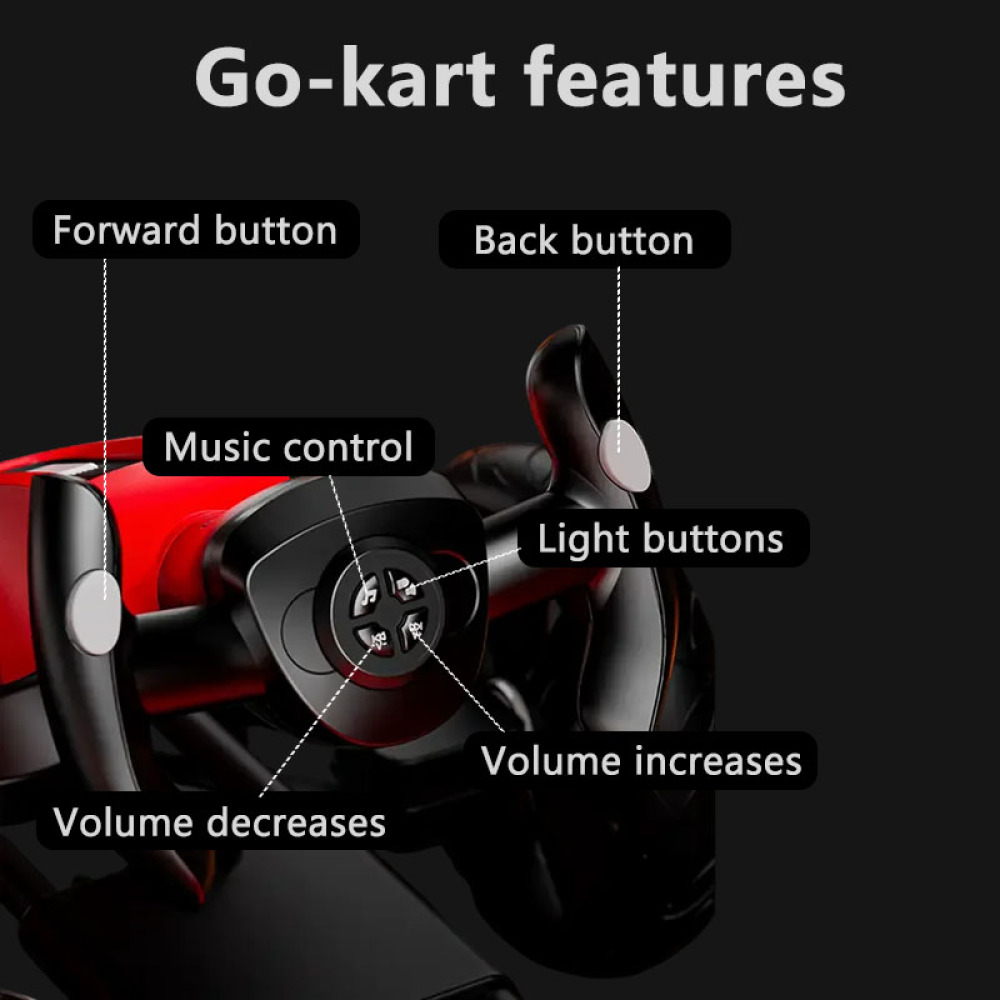 عربة أطفال كهربائية بدواسة 12  - مراجعة Go Kart Pedal Kids وسعره